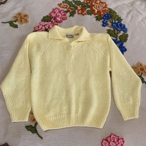 Yellow knit Sweater
